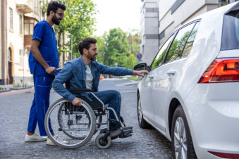 caregiver and patient