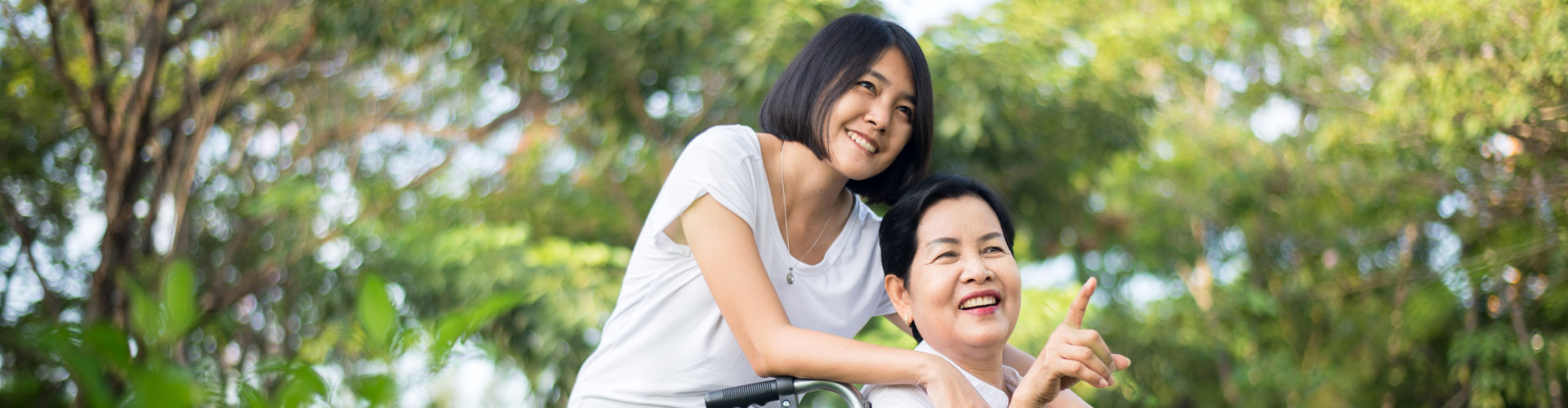 mother and daughter bond in the garden
